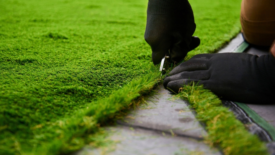 Play ground turfing